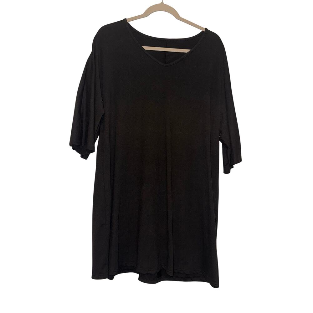 NWOT Cute unbranded black shirt dress size XL